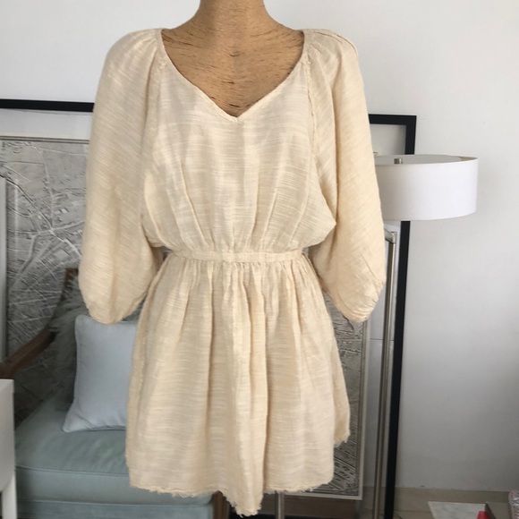 PEARL & CAVIAR Dresses & Skirts - PEARL & CAVIAR cream dress Size S-M